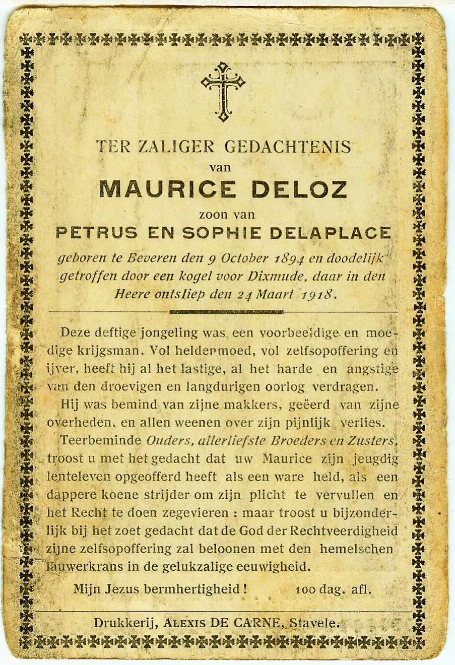 Deloz Maurice 1918-03-24 